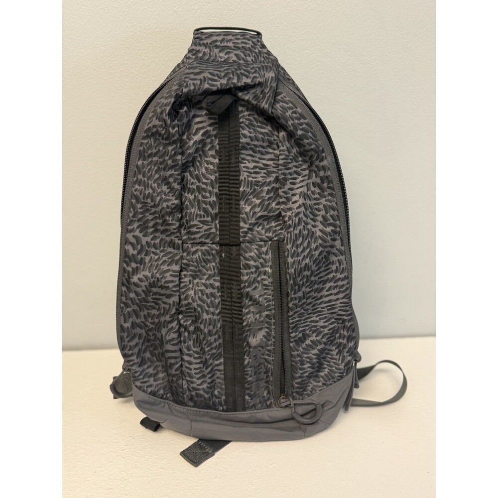 Merrell Sling Backpack Gray Black Pattern Single Strap Crossbody Bag Backpack